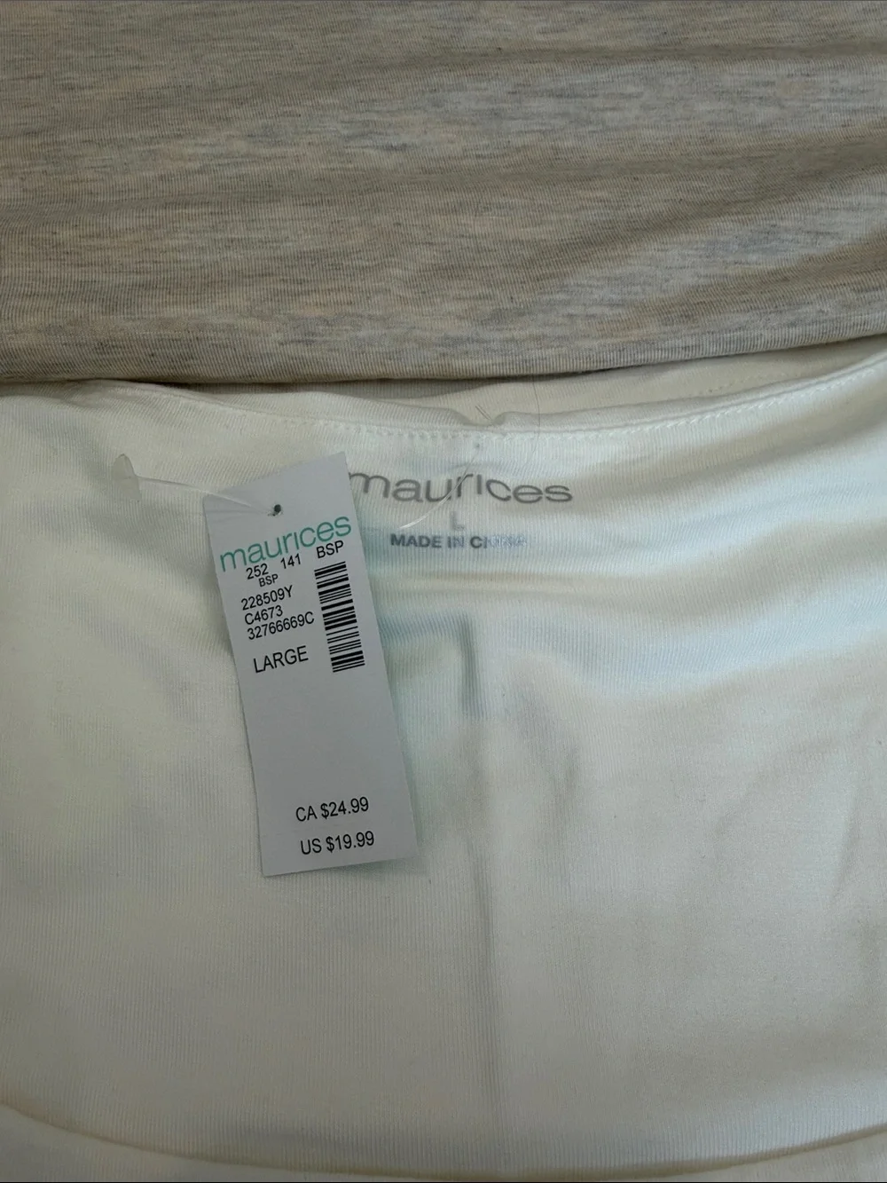 Classic double lined Tank Tops - Brown, Oatmeal, White - Picture 2 of 5